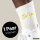 Socken See Ya Spruch Größe 37/46 White Motiv Tennissocken