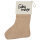 Weihnachtsstrumpf G`day mate Spruch Beige