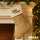 Weihnachtsstrumpf G`day mate Spruch Beige