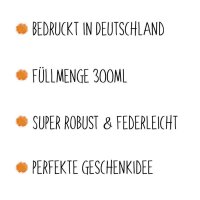 Emaille Tasse Motorradfahrer Vintage 300ml