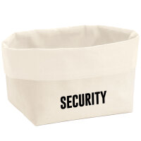 Organizer Security Schriftzug Aufbewahrungskorb