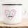 Emaille Tasse I love you mom Vintage 300ml