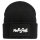Beanie Awesome Schriftzug Black Mütze