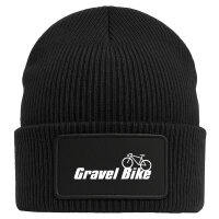 Beanie Gravel Bike Fahrrad Black Mütze