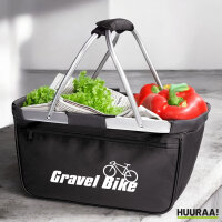 Einkaufskorb faltbar Gravel Bike Fahrrad 20 Liter...
