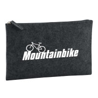 Kulturbeutel Mountain Bike Fahrrad 1 Liter Filz Charcoal...
