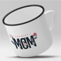 Emaille Tasse The best Mom Vintage 300ml