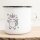 Emaille Tasse Tanzendes Einhorn Vintage 300ml
