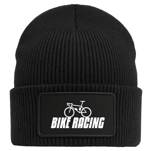 Beanie Bike Racing Fahrrad Black Mütze