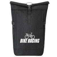 Kurierrucksack Bike Racing Fahrrad 30-44 Liter Black Melange