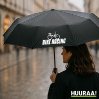 Regenschirm Bike Racing Fahrrad 98cm Schwarz