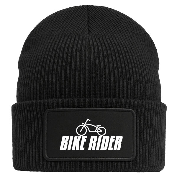 Beanie Bike Rider Fahrrad Black Mütze