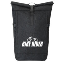 Kurierrucksack Bike Rider Fahrrad 30-44 Liter Black Melange
