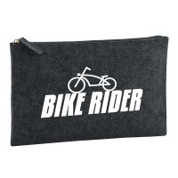 Kulturbeutel Bike Rider Fahrrad 1 Liter Filz Charcoal...