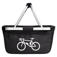 Einkaufskorb faltbar Bike Fahrrad 20 Liter Tragekorb Black