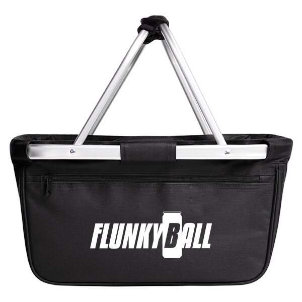 Einkaufskorb faltbar Flunkyball Bierdose 20 Liter Tragekorb Black
