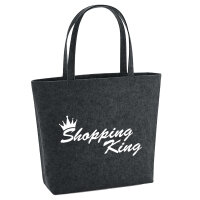 Filzshopper Shopping King Krone 22 Liter Filztasche