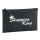 Kulturbeutel Shopping King Krone 1 Liter Filz Charcoal Kosmetiktasche