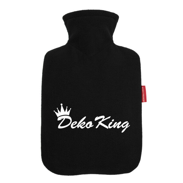 Wärmflasche Deko King Krone