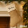 Weihnachtsstrumpf Deko King Krone Beige