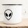 Emaille Tasse Alien Vintage 300ml