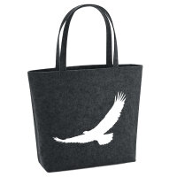 Filzshopper Eagle Silhouette  Adler 22 Liter Filztasche