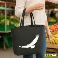 Filzshopper Eagle Silhouette  Adler 22 Liter Filztasche