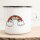 Emaille Tasse Regenbogen Vintage 300ml