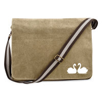 Umhängetasche Schwan Pärchen 14 Liter