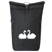 Kurierrucksack Schwan Pärchen 30-44 Liter Black Melange