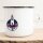 Emaille Tasse Rakete bunt Vintage 300ml