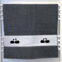 Handtuch Schwan Pärchen 50x100cm