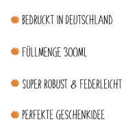 Emaille Tasse Cool Chick Vintage 300ml