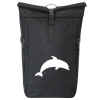 Kurierrucksack Delfin Silhouette 30-44 Liter Black Melange