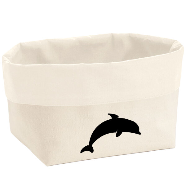 Organizer Delfin Silhouette Aufbewahrungskorb
