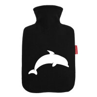 Wärmflasche Delfin Silhouette