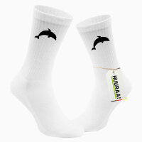 Socken Delfin Silhouette Größe 37/46 White...