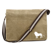 Umhängetasche Löwe Silhouette 14 Liter