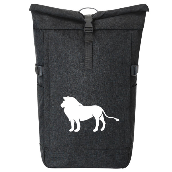 Kurierrucksack Löwe Silhouette 30-44 Liter Black Melange