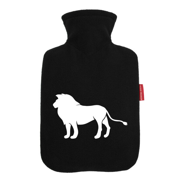 Wärmflasche Löwe Silhouette