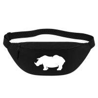 Bauchtasche Nashorn Silhouette 2,5 Liter Black
