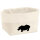 Organizer Nashorn Silhouette Aufbewahrungskorb