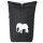 Kurierrucksack Elefant Silhouette 30-44 Liter Black Melange