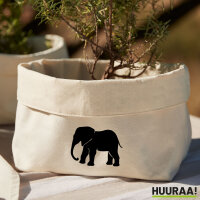 Organizer Elefant Silhouette Aufbewahrungskorb