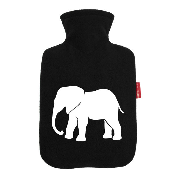 Wärmflasche Elefant Silhouette