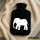 Wärmflasche Elefant Silhouette