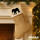 Weihnachtsstrumpf Elefant Silhouette Beige