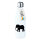Edelstahl-Trinkflasche Elefant Silhouette 500ml Wasserflasche