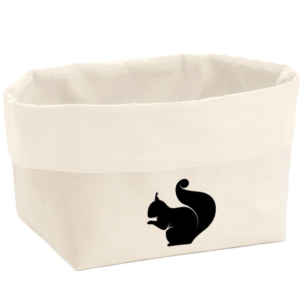 Organizer Eichhörnchen Silhouette Aufbewahrungskorb