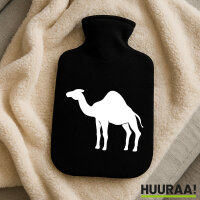 Wärmflasche Dromedar Kamel Silhouette